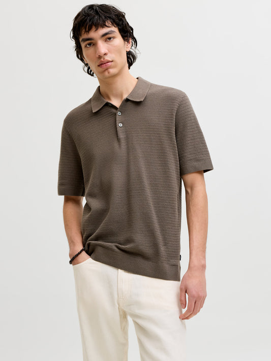 JPRBLURILEY KNIT POLO SS SN