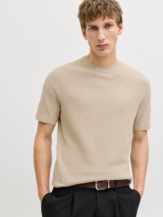 JPRBLURILEY KNIT CREW NECK SS SN