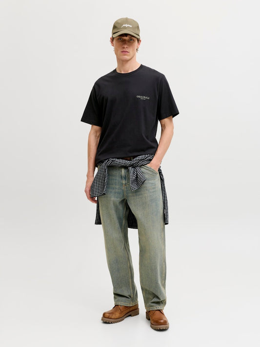JORMONTAUK AOP BACK TEE SS CREW NECK SN