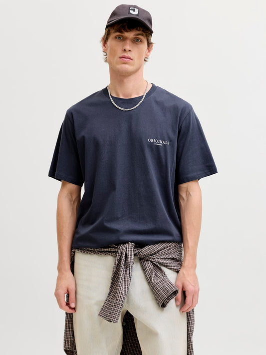 JORMONTAUK AOP BACK TEE SS CREW NECK SN