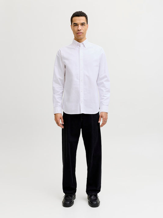 JJEHARVEY OXFORD L/S SHIRT NOOS