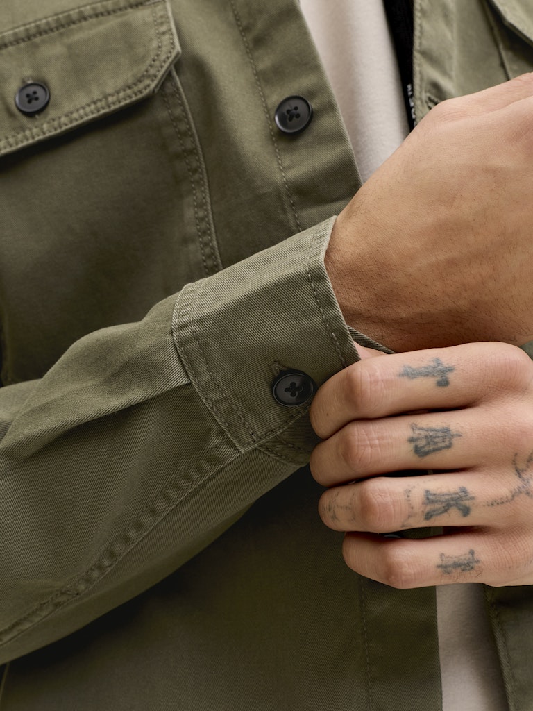 JCOBEN CLASSIC FUSION BADGE OVERSHIRT