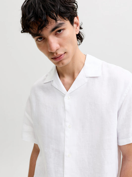 JPRBLALAWRENCE LINEN RESORT S/S SHIRT SN