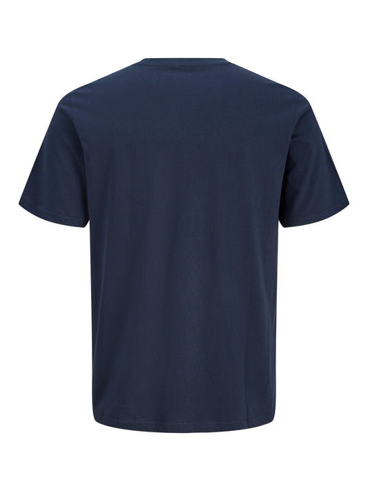 JJBENSON TEE SS CREW NECK - NAVY BLUE