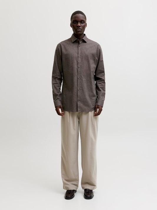 JPRBLAPARKER HEATHER L/S SHIRT STYD