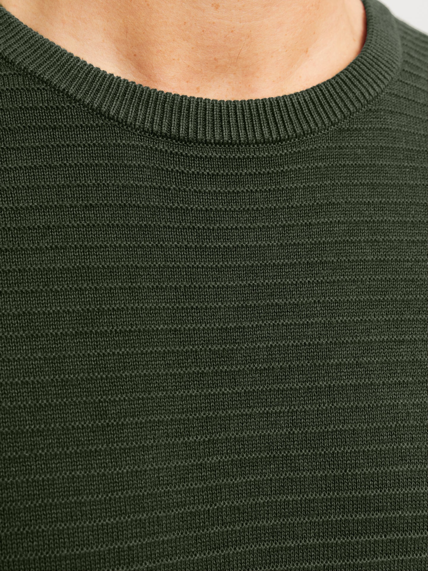 JJOTTO KNIT CREW NECK LN