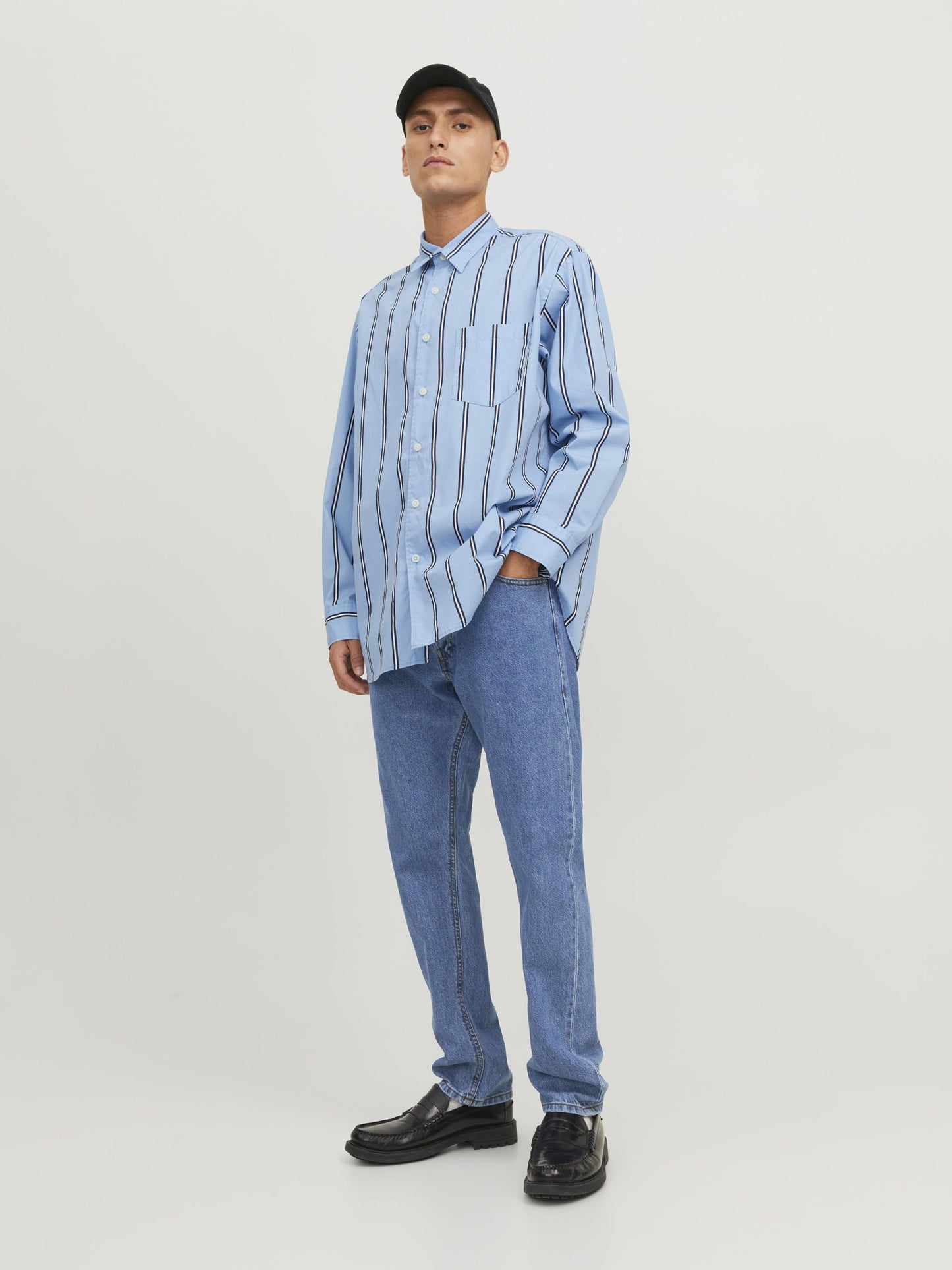 JJICHRIS JJORIGINAL SQ 735 RELAXED FIT JEANS