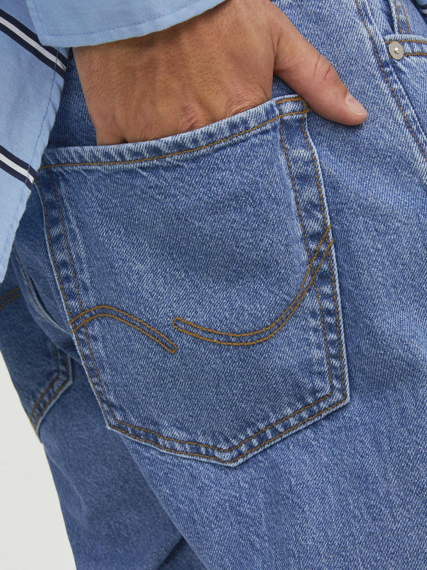 JJICHRIS JJORIGINAL SQ 735 RELAXED FIT JEANS