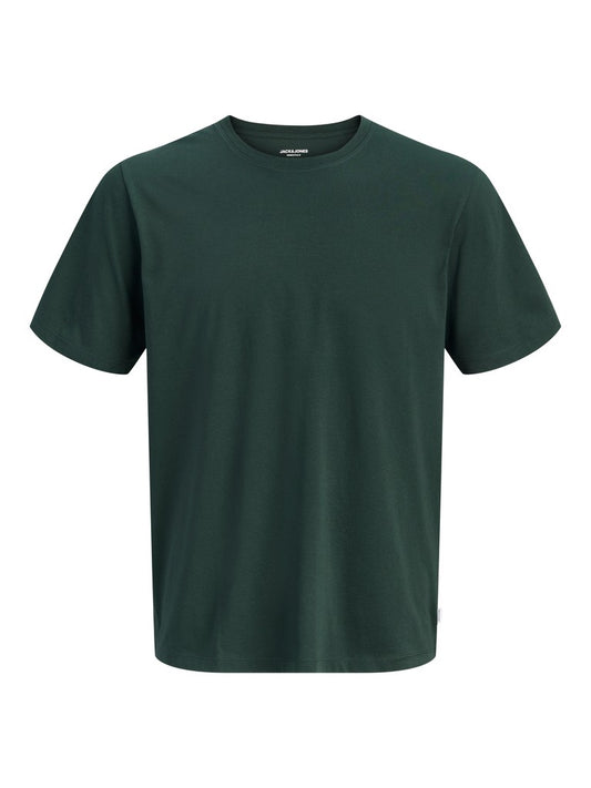 JJEORGANIC BASIC TEE SS O-NECK NOOS - DARK GREEN