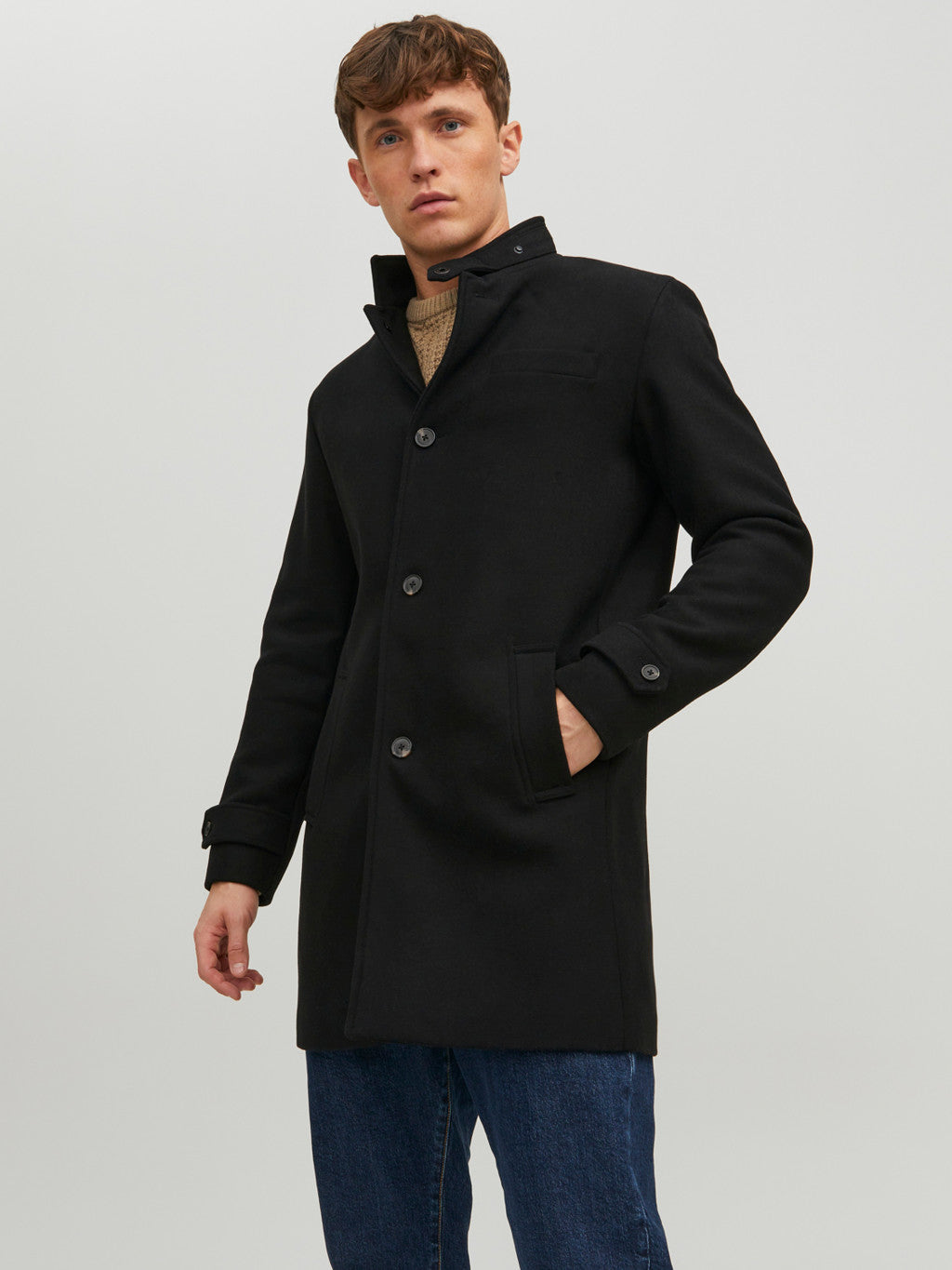 JPRBLAMELTON WOOL COAT SN