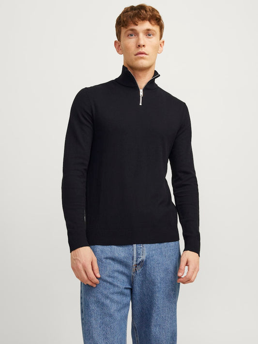 JJEEMIL KNIT HALF ZIP NOOS