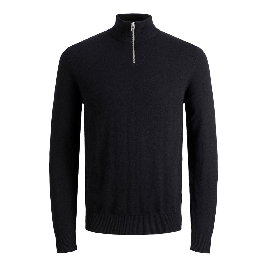 PLAIN HALF ZIP jumper