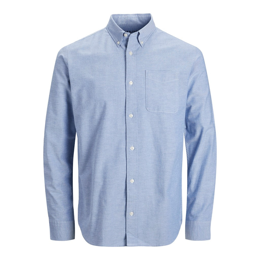 JACK JONES - JPRBLAPARKER SHIRT L/S NOOS - 12227385 - White JACK JONES - JPRBLAPARKER SHIRT L/S NOOS - 12227385 - White