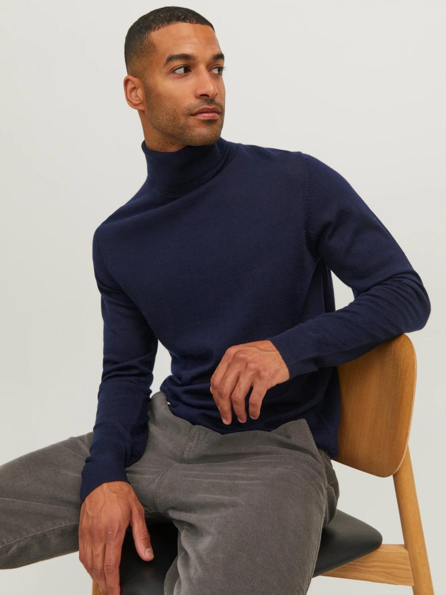 JPRBLAMERINO KNIT ROLL NECK