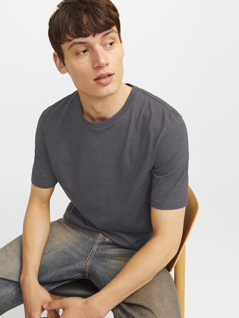 JJEORGANIC MELANGE TEE SS O-NECK NOOS