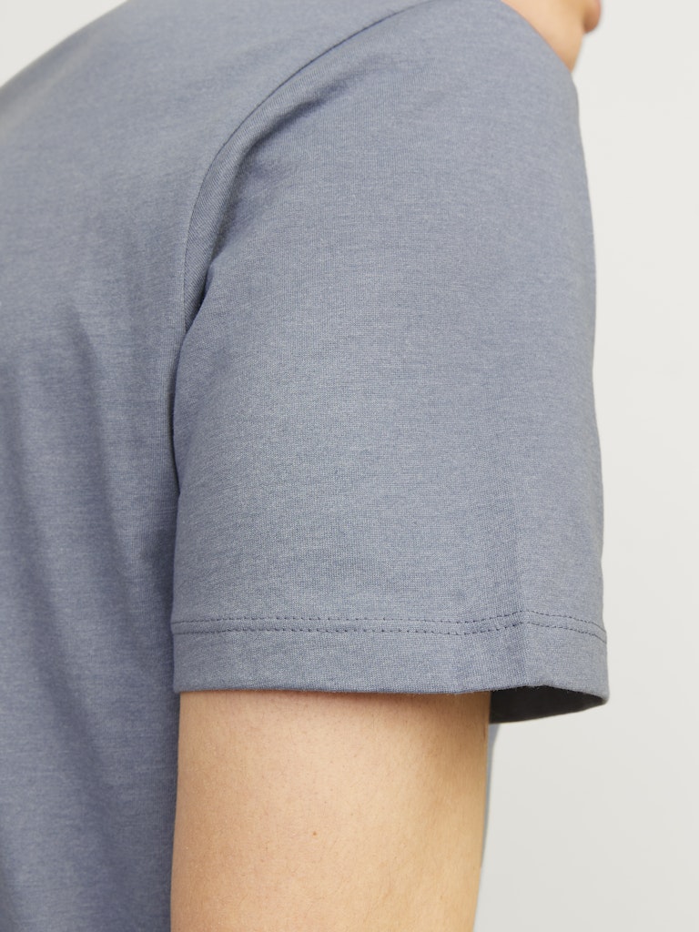 JJEORGANIC MELANGE TEE SS O-NECK NOOS