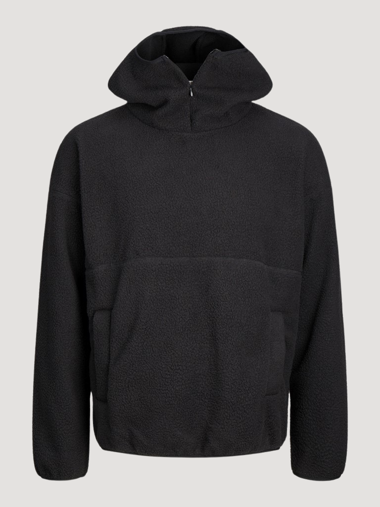 JORWET TEDDY SWEAT HOOD BLK