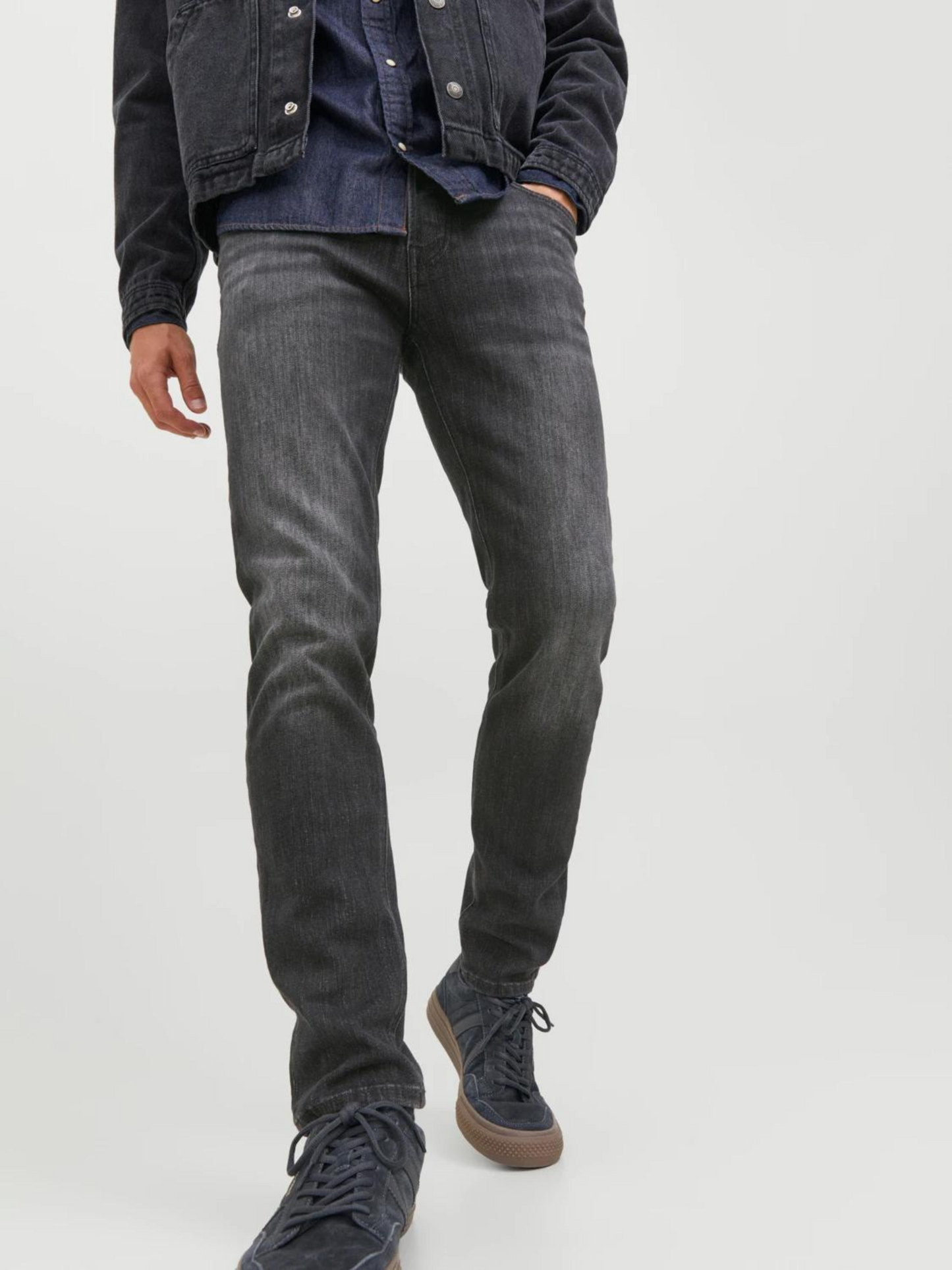 JJIMIKE JJORIGINAL GE 218 TAPERED FIT JEANS