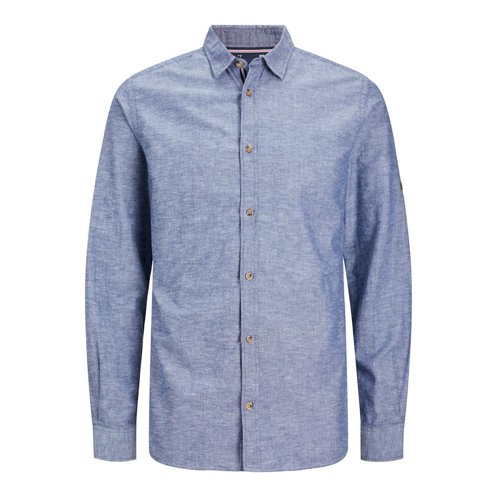 JJLINEN BLEND DETAIL SHIRT LS