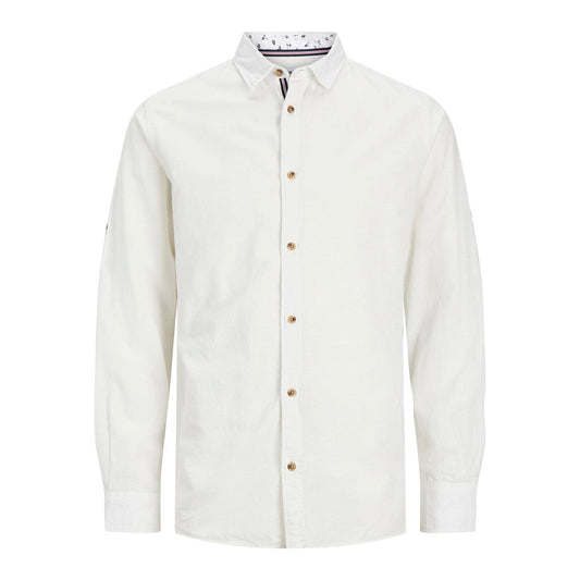 JJLINEN BLEND DETAIL SHIRT LS