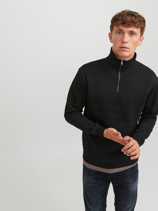 JJEBRADLEY SWEAT HALF ZIP NOOS
