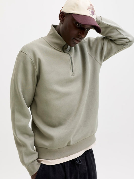 JJEBRADLEY SWEAT HALF ZIP NOOS