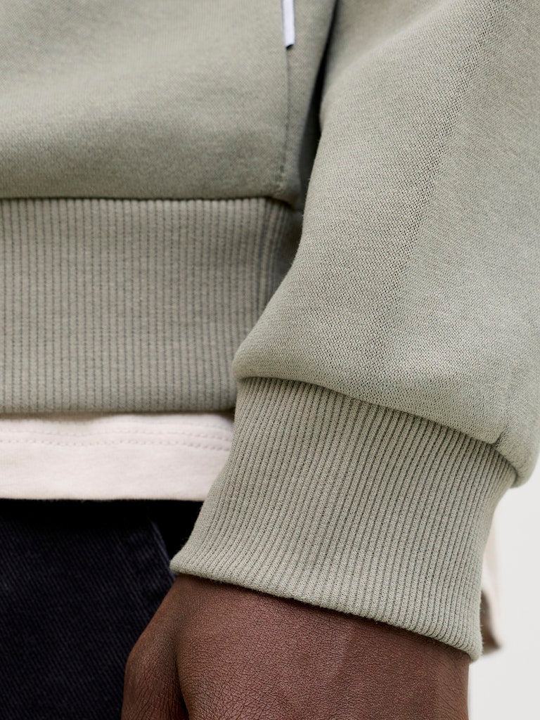 JJEBRADLEY SWEAT HALF ZIP NOOS