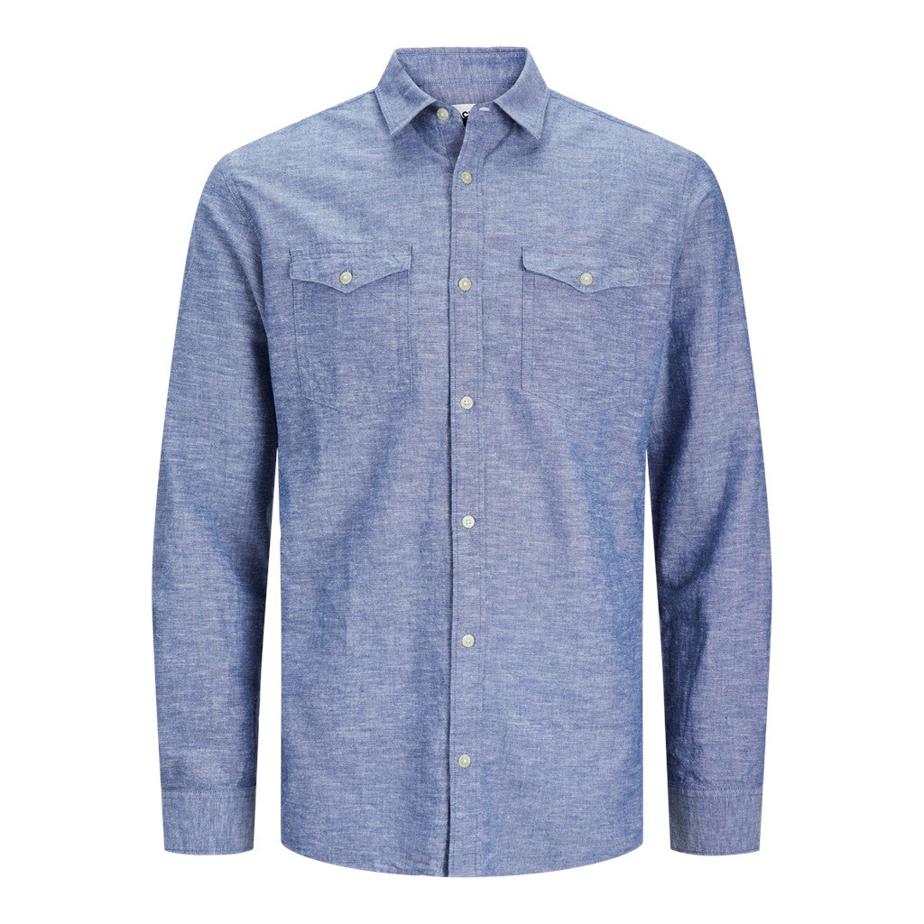 JCOSHERIDAN LINEN BLEND SHIRT LS