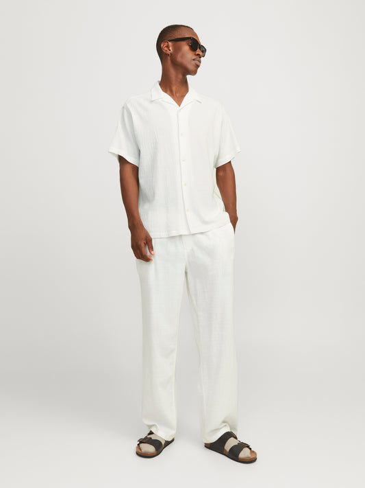 JORLUKE CRINKLE RESORT SHIRT SS SN