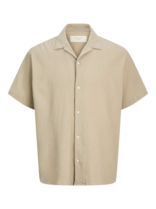 JORLUKE CRINKLE RESORT SHIRT SS SN