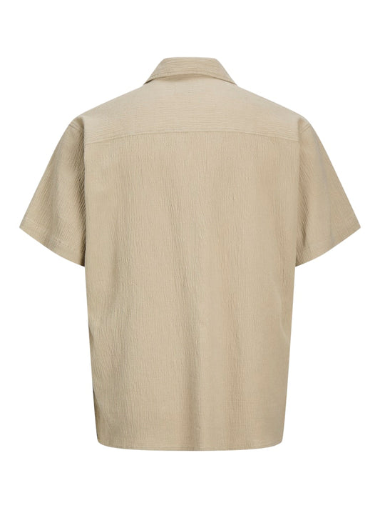 JORLUKE CRINKLE RESORT SHIRT SS SN