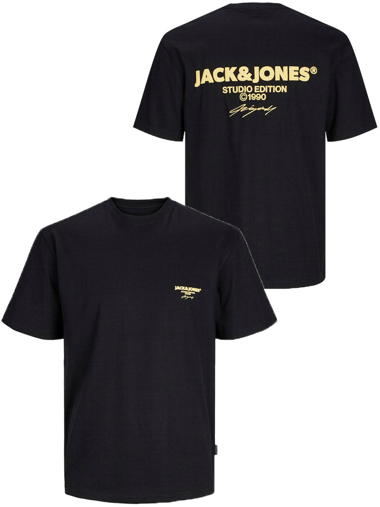 JORBORA BRANDING TEE SS CREW NECK BLK