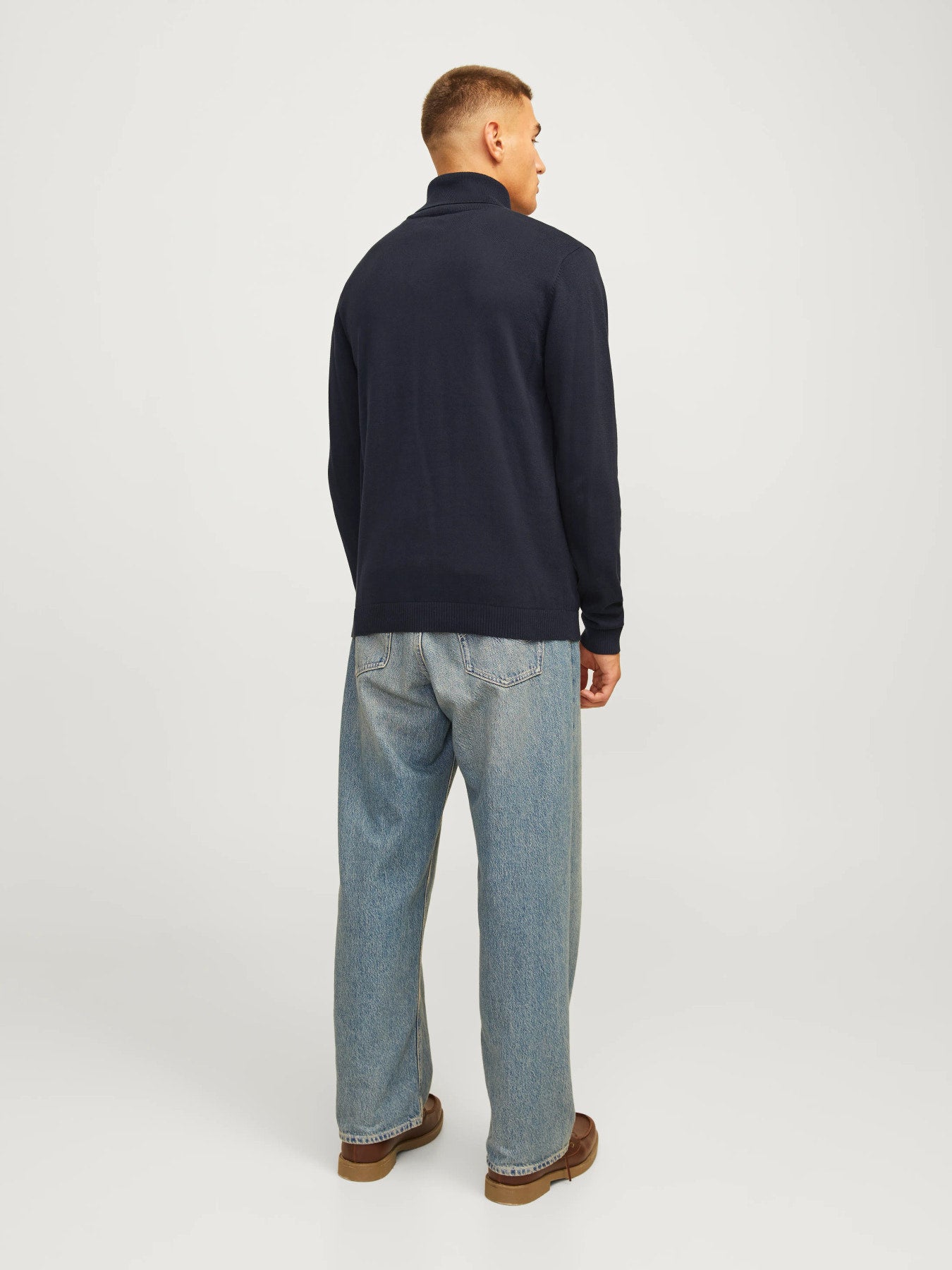 Basic Knit Roll Neck