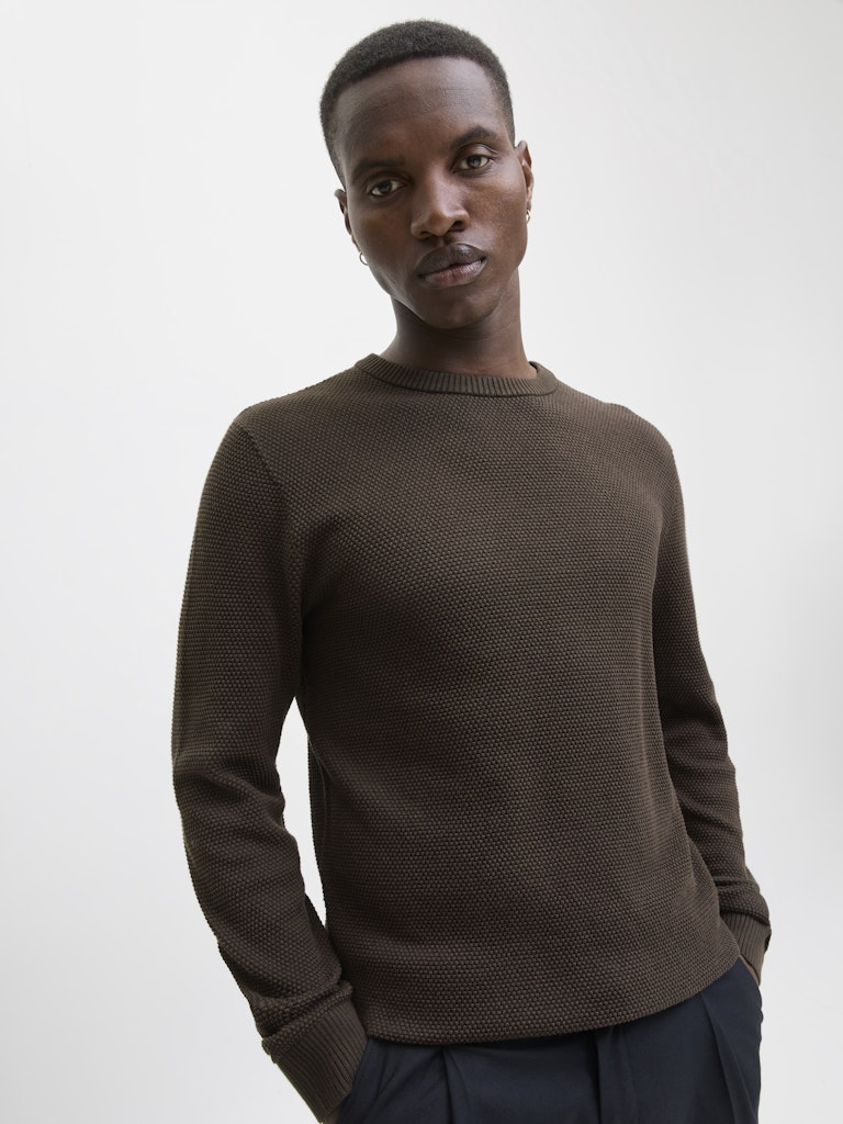 JJEGLOBE KNIT CREW NECK NOOS