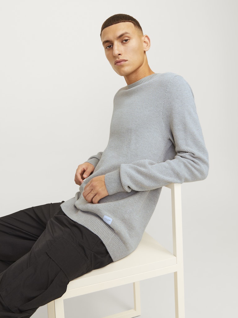 JJEGLOBE KNIT CREW NECK NOOS