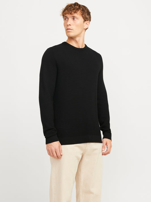 JJOTTO KNIT CREW NECK LN