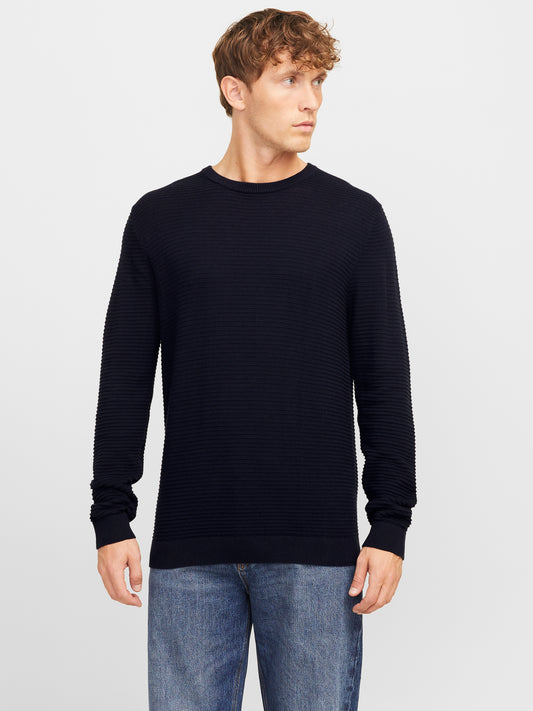 JJOTTO KNIT CREW NECK LN