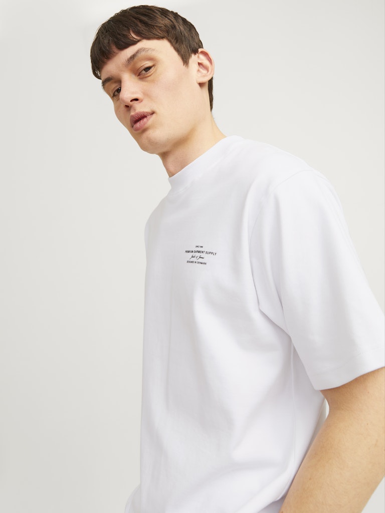 JPRBLACHAD BRANDING SS CREW NECK TEE SN