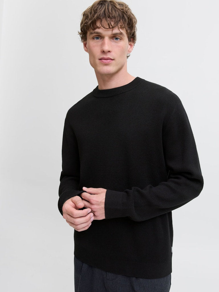 JPRBLAMILANO STITCH KNIT CREW NECK SN
