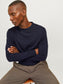 JPRBLAMILANO STITCH KNIT CREW NECK SN
