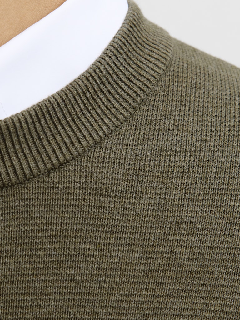 JPRBLAMILANO STITCH KNIT CREW NECK SN