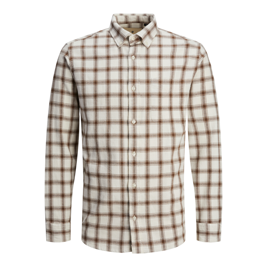 JPRBLUBROOK CHECK STRUCTURE L/S SHIRT SN