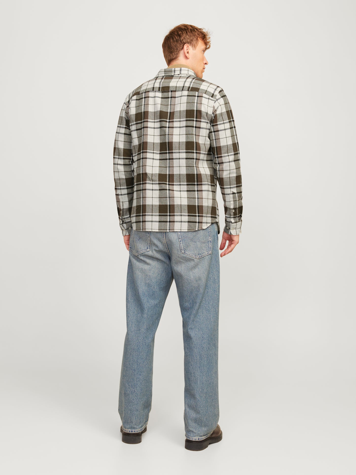 JPRBLUBROOK CHECK STRUCTURE L/S SHIRT SN