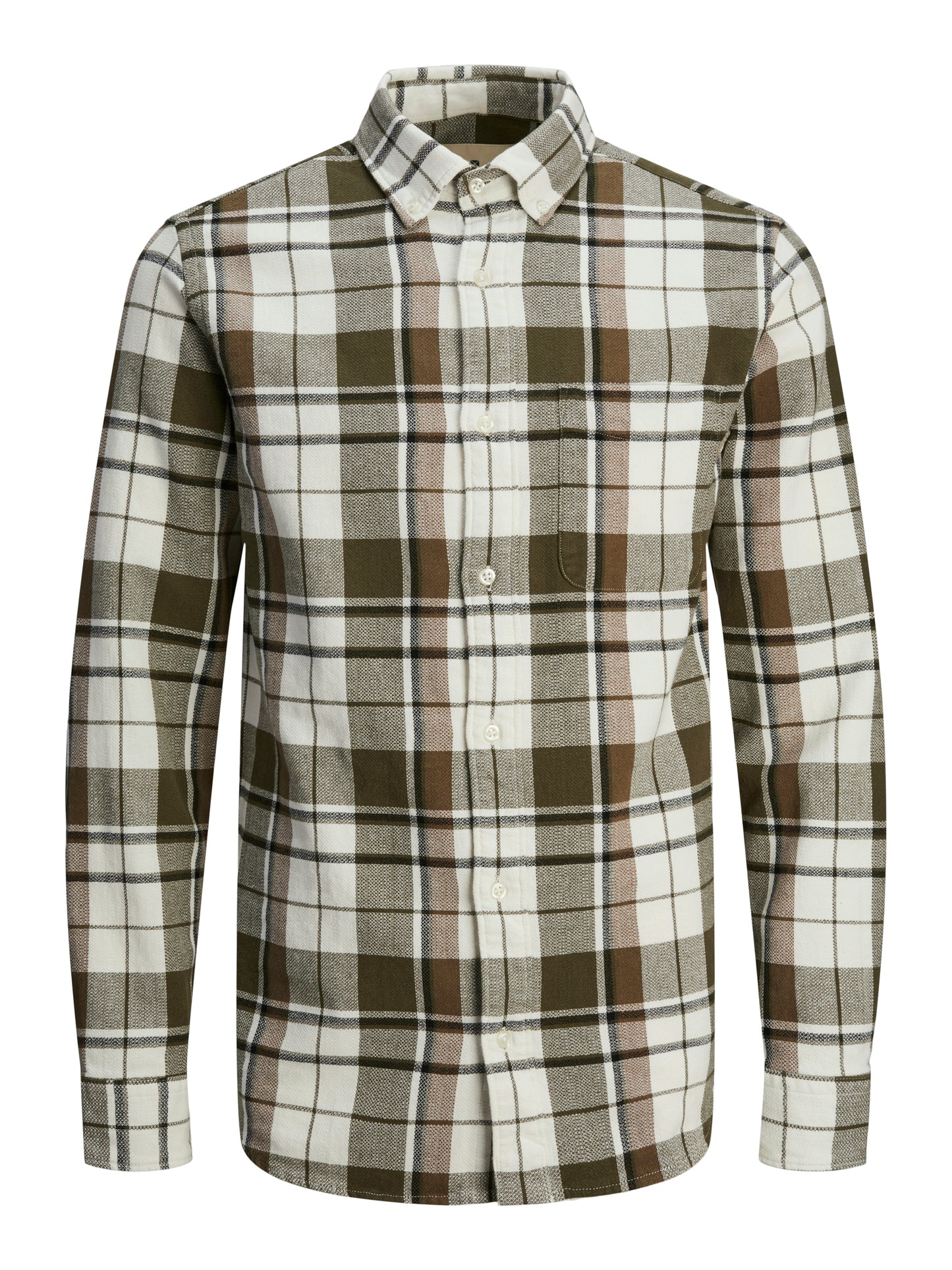 JPRBLUBROOK CHECK STRUCTURE L/S SHIRT SN