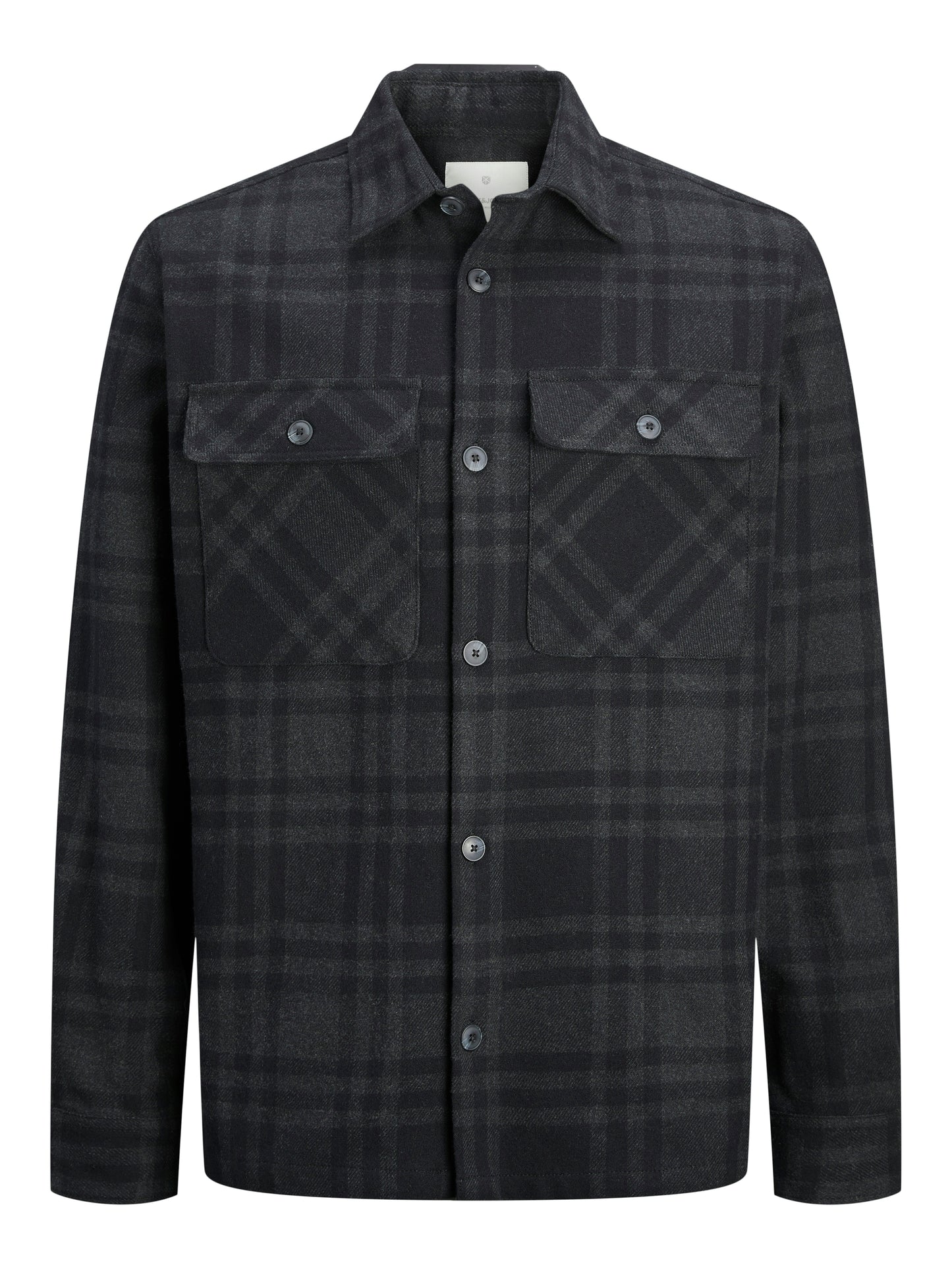 JPRRAYMOND MELANGE CHECK LS OVERSHIRT SN