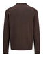 JJEEMIL KNIT POLO HALF ZIP LS NOOS
