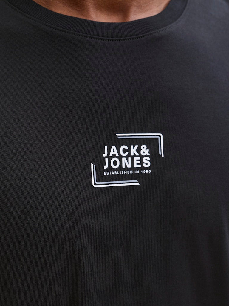 JJCORP GRAPHIC TEE SS O-NECK LN