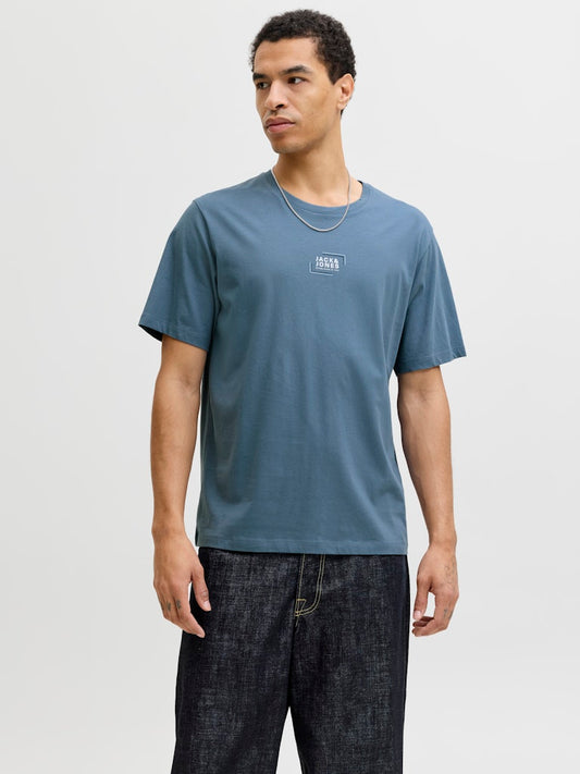 JJCORP GRAPHIC TEE SS O-NECK LN