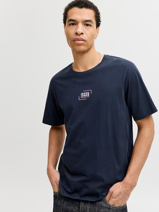 JJCORP GRAPHIC TEE SS O-NECK LN