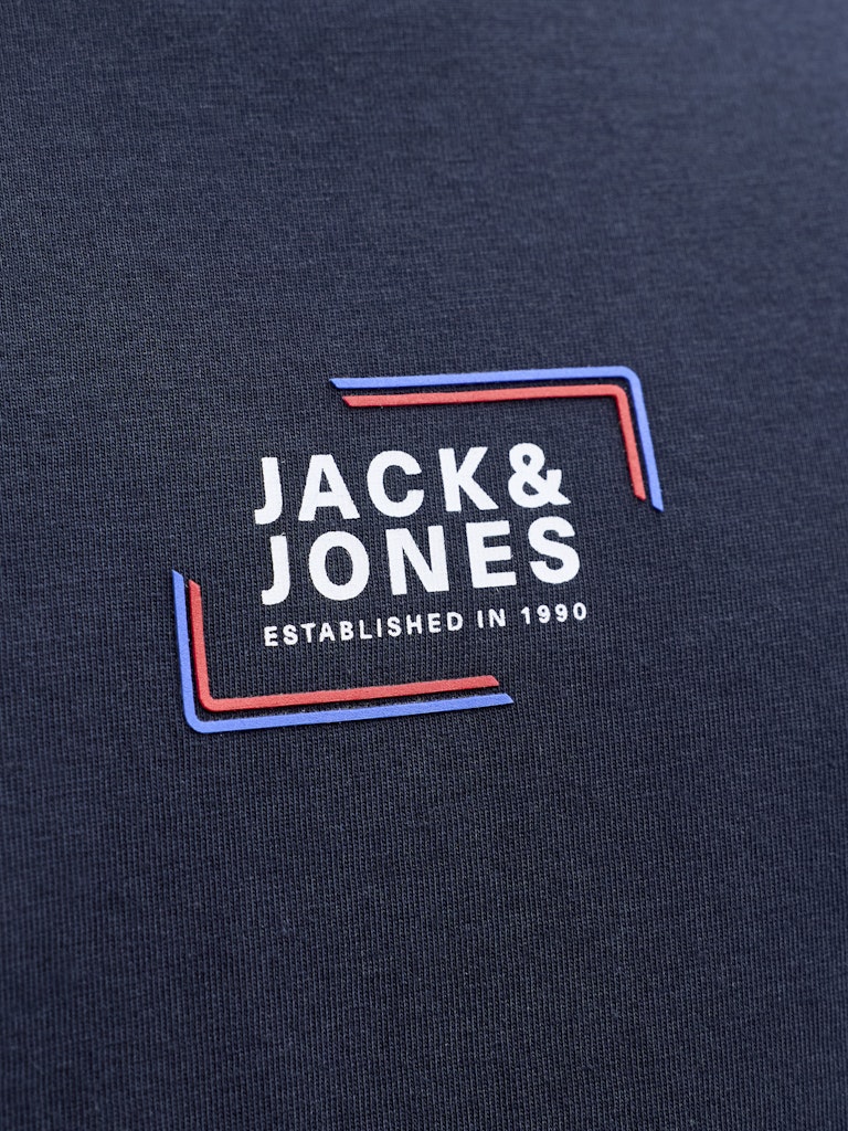 JJCORP GRAPHIC TEE SS O-NECK LN